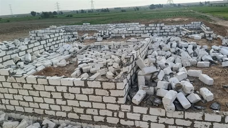ازالة التعديات بالبحيرة