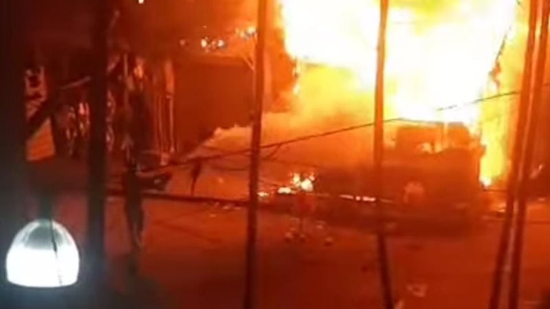 حريق محمصة بالإسكندرية،