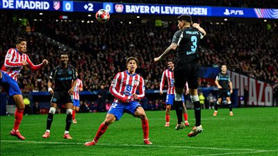 في ريمونتادا مثيرة، أتليتكو مدريد يقلب الطاولة على باير ليفركوزن بدوري أبطال أوروبا