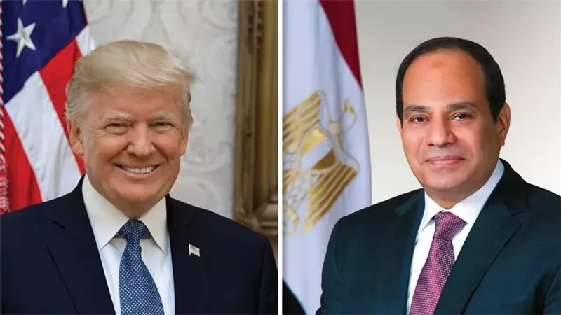 الرئيس السيسي وترامب