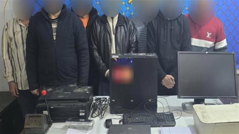 ضبط تشكيل عصابى,