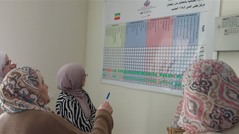 مديرة صحة العاشرتتفقد