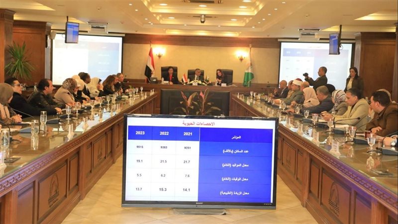 اجتماع محافظ الجيزة