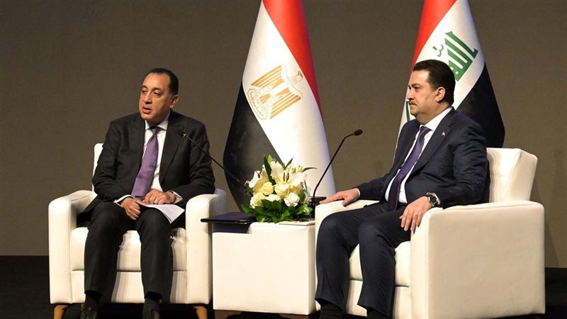 رئيسا وزراء مصر والعراق