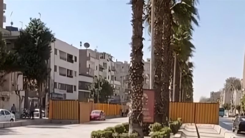 غلق امتداد شارع الهرم
