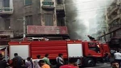 انتداب المعمل الجنائي لمعاينة حريق مطعم كشري بالمرج