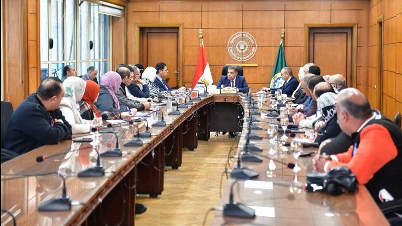 اجتماع محافظ الدقهلية،