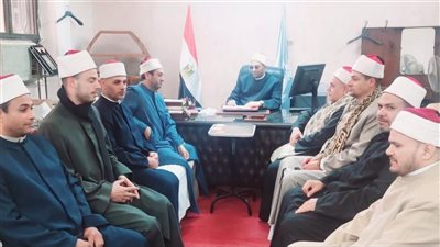 وكيل أوقاف الإسكندرية الجديد يتابع مهام عمله ويلتقى بمفتشي المتابعة 