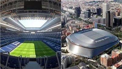 غلق سقف ملعب سانتياجو برنابيو استعدادا لديربي ريال مدريد وأتليتكو (فيديو)