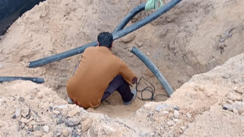 إصلاح الخط الناقل