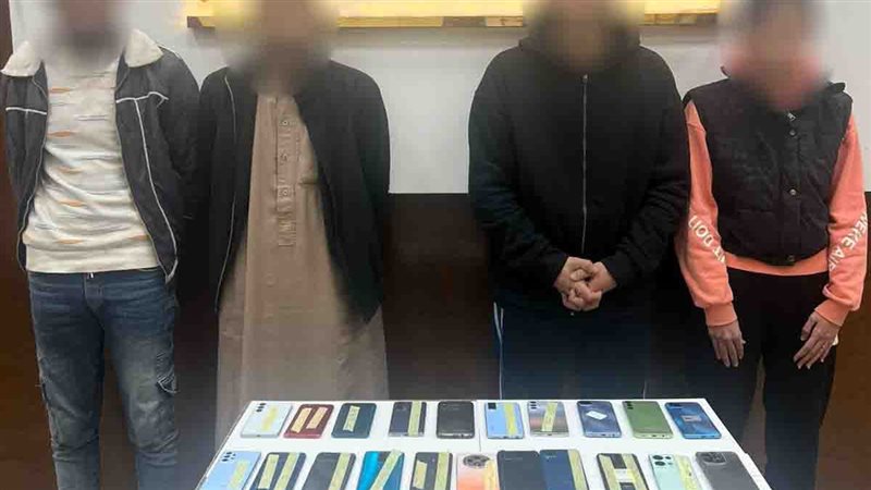 ضبط تشكيل عصابى لسرقة