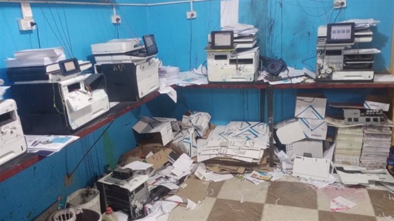 ضبط صاحب مطبعة بدون