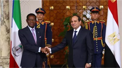  السيسي ورئيس غينيا الاستوائية يؤكدان التزامهما بالعمل سويا لتحقيق مصالح أفريقيا بالمحافل الدولية