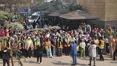 تربية نوعية عين شمس تنظم تجربة إخلاء ناجحة 