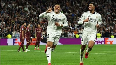 ترتيب هدافي دوري أبطال أوروبا بعد هاتريك مبابي أمام مانشستر سيتي