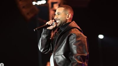 أحمد سعد يحتفل بنجاح حفله بـ