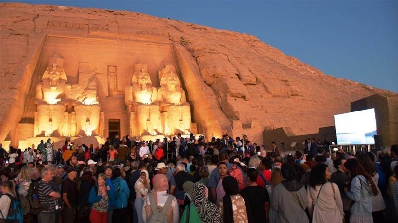 تعامد الشمس فى ابوسمبل