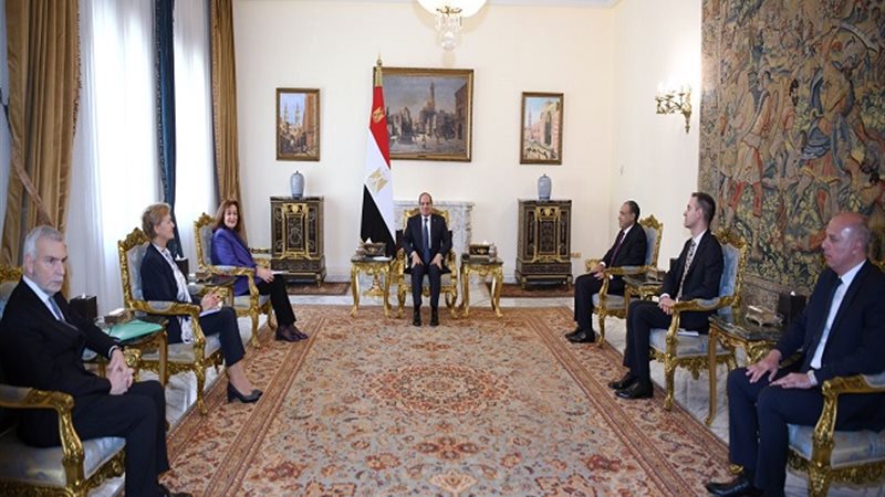 لقاء السيسي مع مفوضية