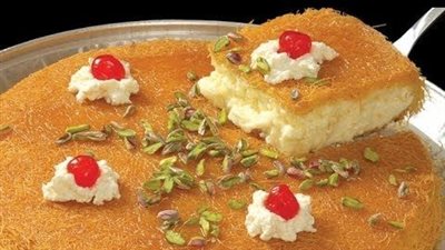 طريقة عمل الكنافة بالقشطة زي الجاهزة وبأقل التكاليف