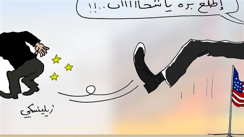 مشادة ترامب وزيلينسكى
