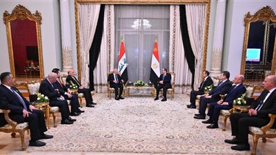 مصر والعراق تؤكدان أهمية الشروع في تنفيذ خطة إعادة إعمار قطاع غزة دون تهجير