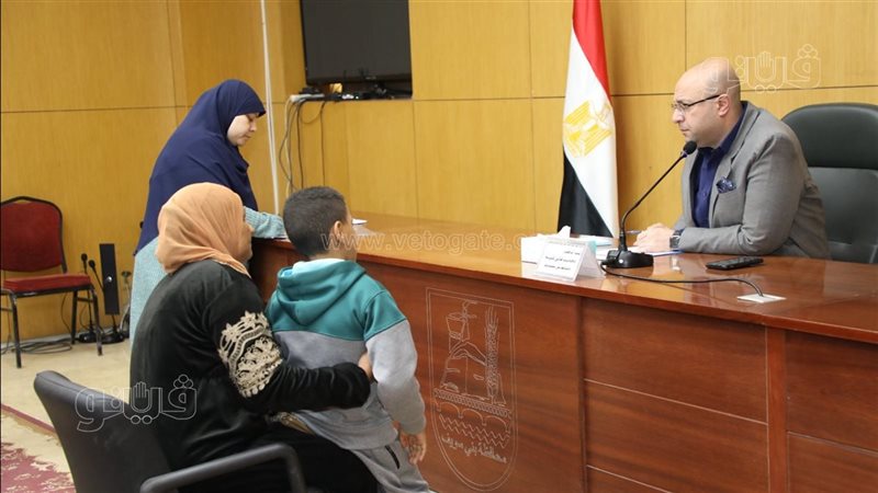 محافظ بني سويف خلال