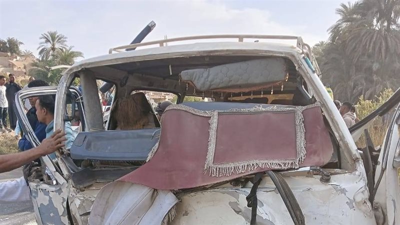 حادث تصادم في أسوان،