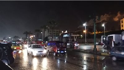 أمطار رعدية وبرودة شديدة ورياح تضرب الإسكندرية (فيديو وصور)