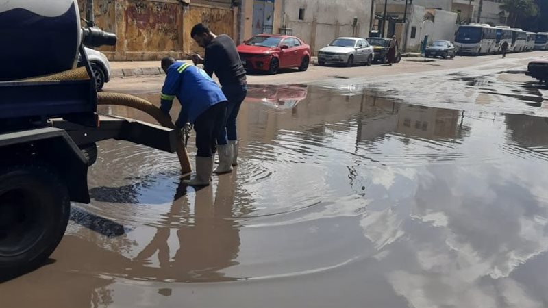 استمرار رفع تراكمات