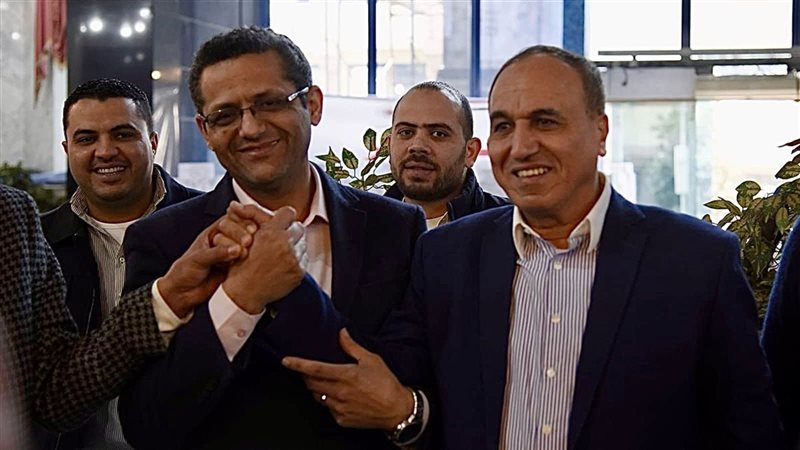 الصحفيان خالد البلشي