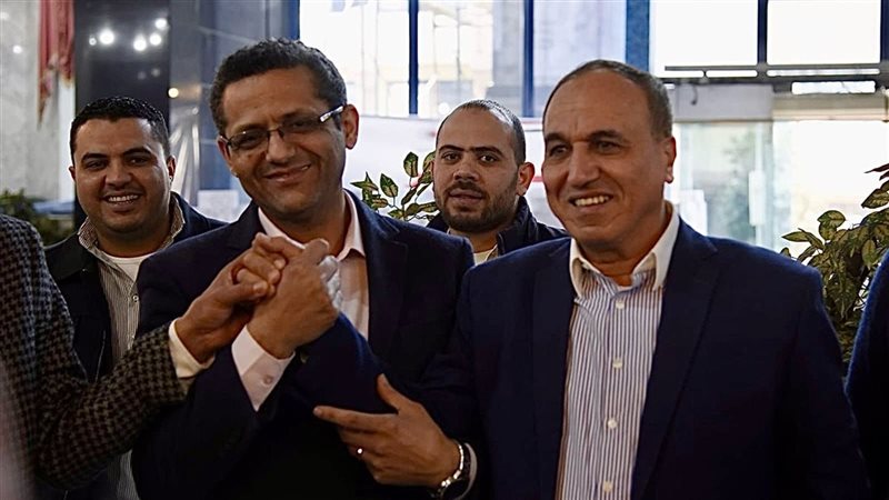 الصحفيان خالد البلشي