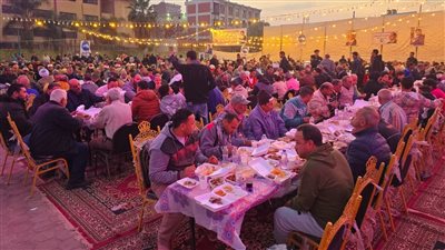 شبرا تتألق بروح الوحدة الوطنية، مائدة إفطار رمضانية تجمع المسلمين والأقباط (فيديو وصور)