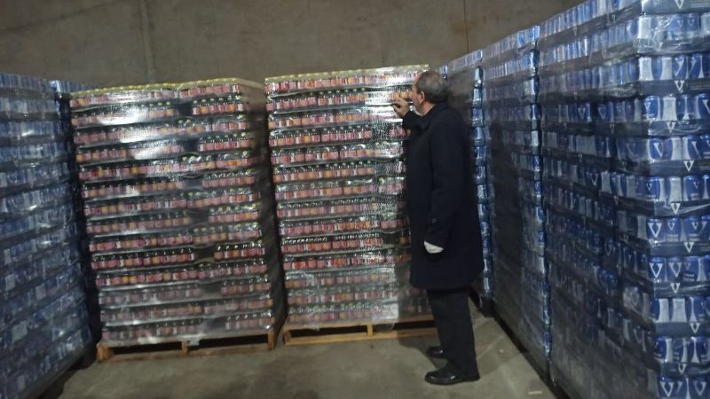 ضبط عبوات مياه غازية