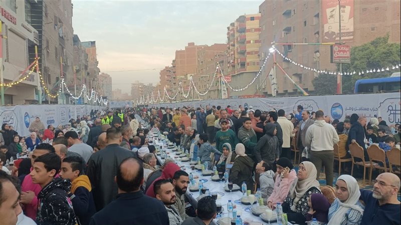 أكبرمائدة افطار بالخصوص،القليوبية،فيتو