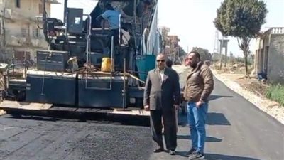 محافظ الشرقية يتابع رصف طريق ديرب نجم ميت غمر 