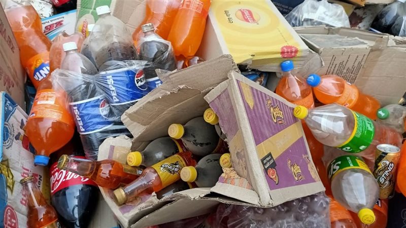 جانب من المضبوطات،