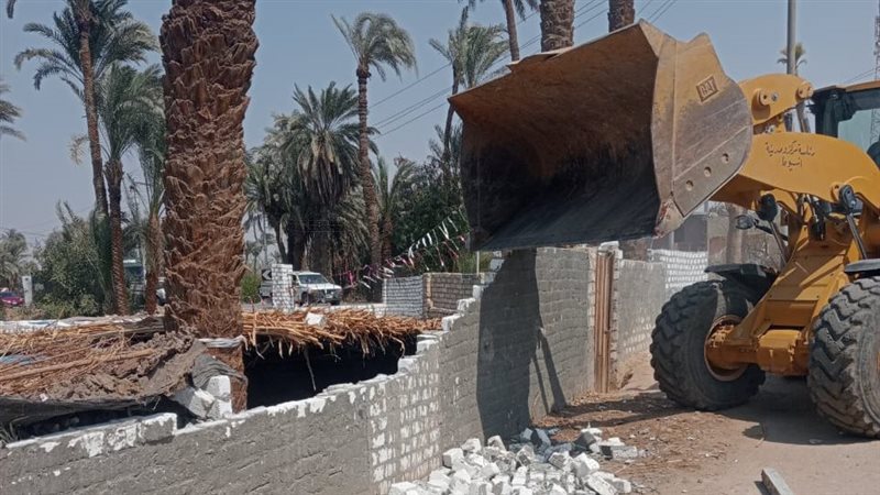 حملة إزالة بأسيوط،
