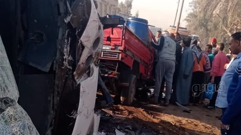 جانب من التصادم،