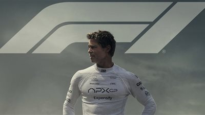 أول بوستر دعائي لفيلم براد بيت F1