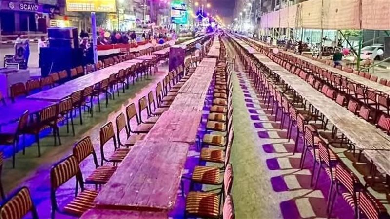 أكبر مائدة إفطار