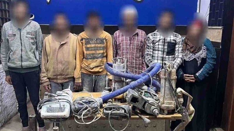 ضبط 6 متهمين