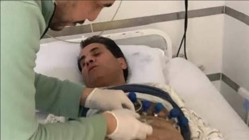 أحمد شيبة بالمستشفى،