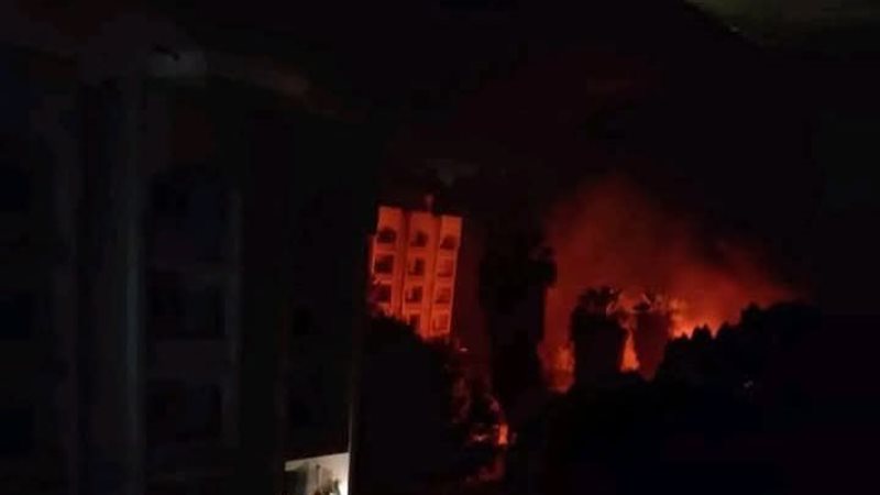 حريق المدينة الجامعية