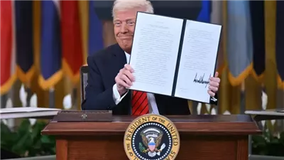 من حديقة الورود إلى حرب تجارية.. ترامب يعلن 