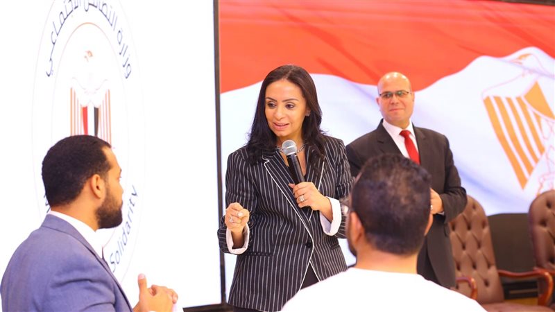 وزيرة التضامن الاجتماعي،