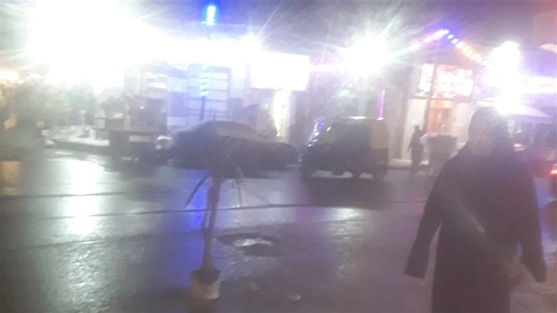 سقوط أمطار متوسطة