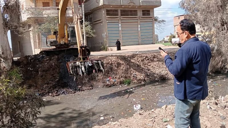 تطهير ترعة النزل