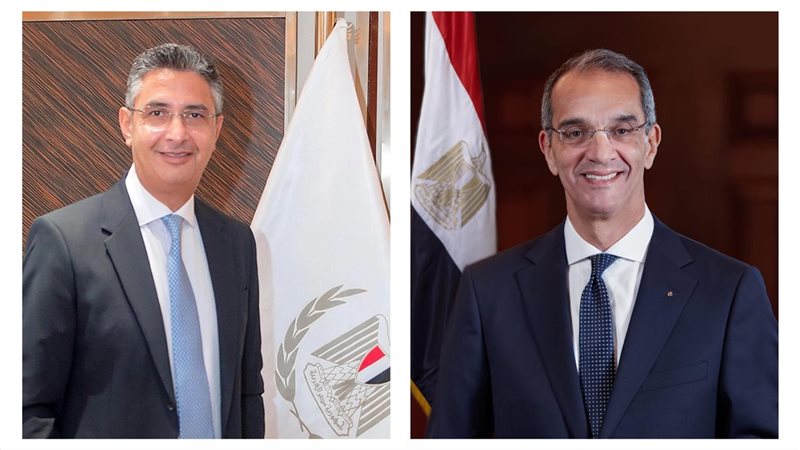 وزيرا التموين والاتصالات
