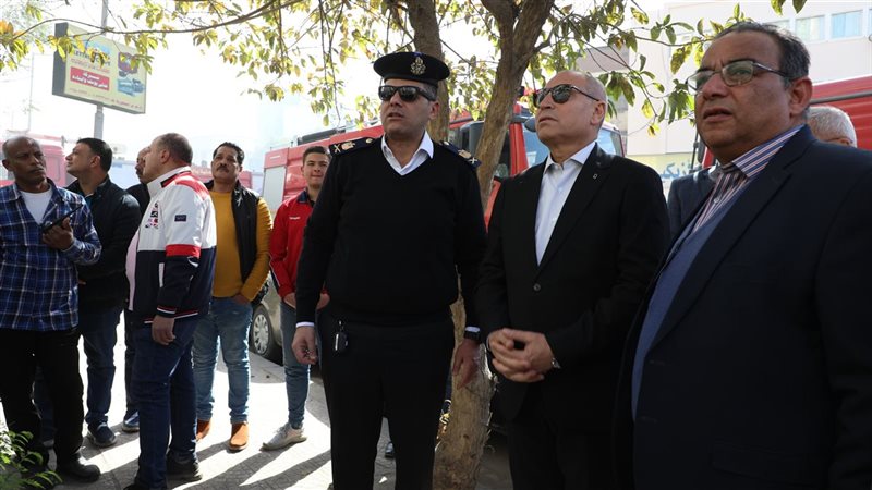 حريق مخزن أدوية،