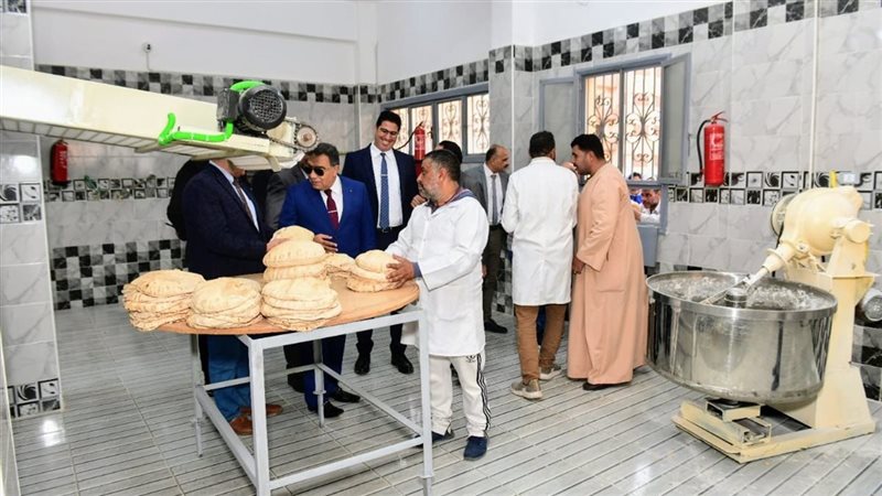افتتاح مخبز بجمصة